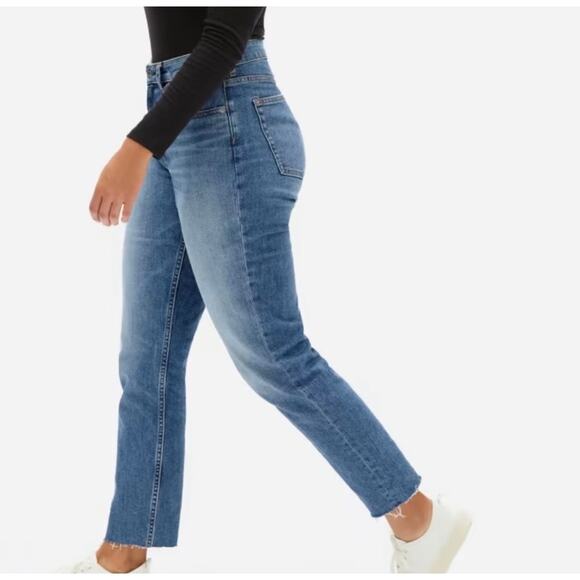 Everlane The Curvy Cheeky Jean Blue Organic Cotton Women's 23 Regular NWT - Picture 2 of 12